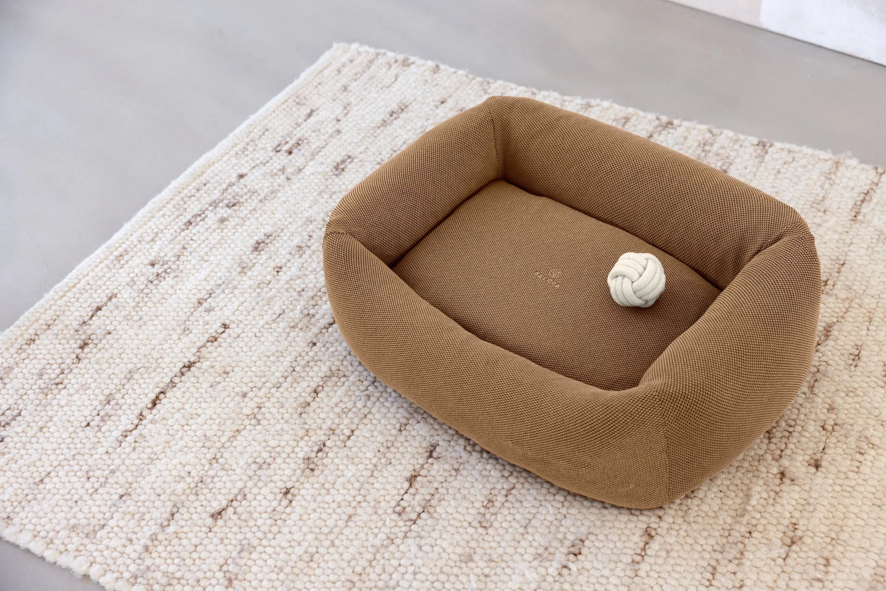 Hundebett Bezug 2er Set - Fred, Mandel