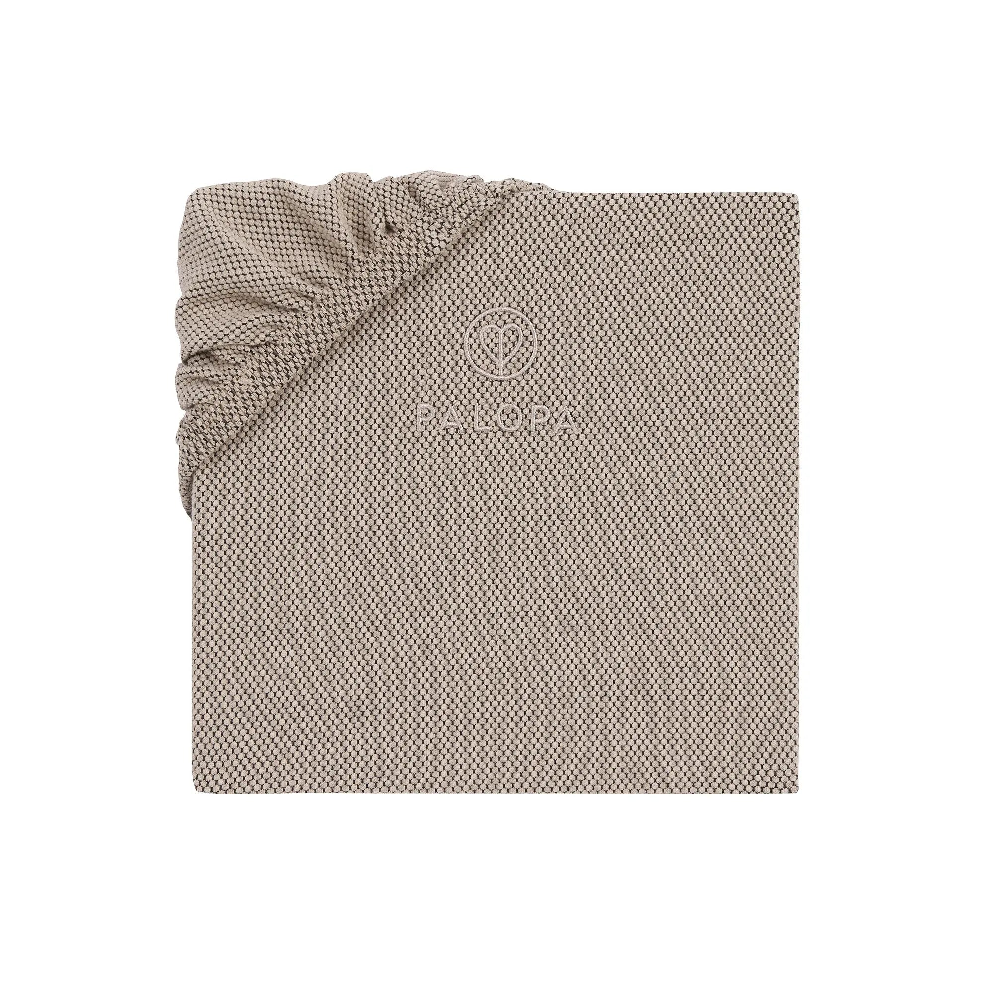 Housse ronde pour panier pour chien Donut Fippa, taupe