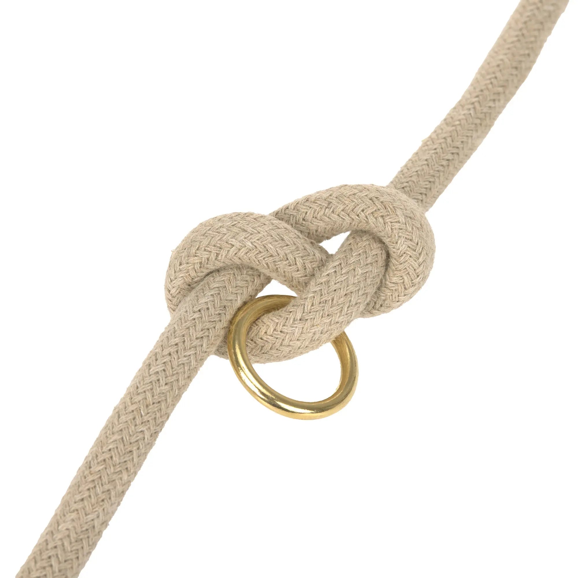 Braided dog leash - Mila, Natural Neon Orange