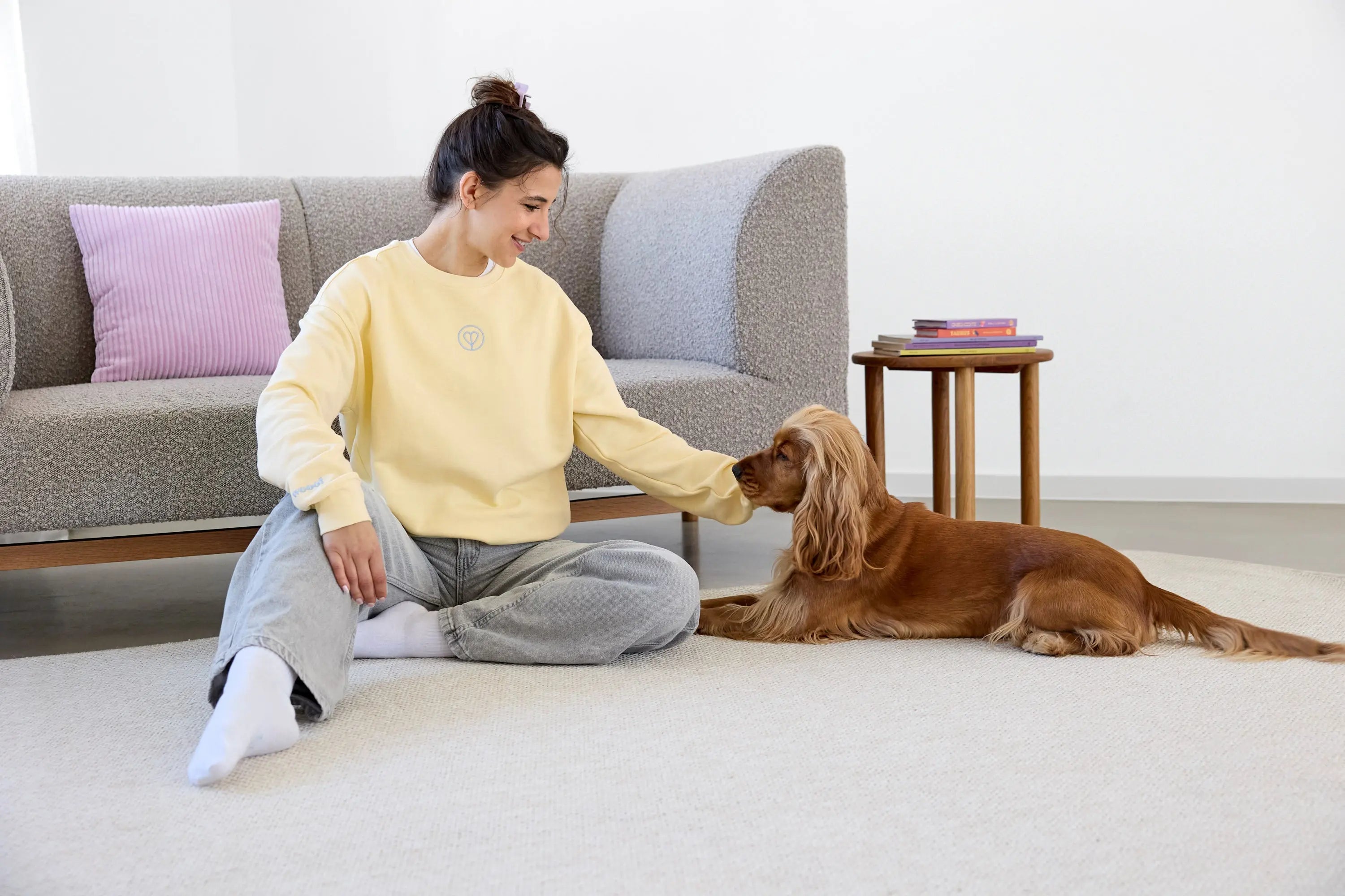 PALOPA Sweater - Bio Baumwolle, Lemon Icing