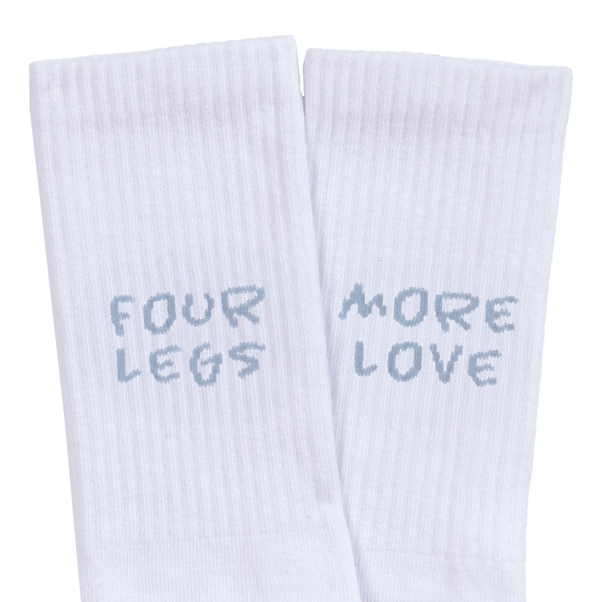 PALOPA Tennis Socken 2er Set - Lettering, Blue Grey