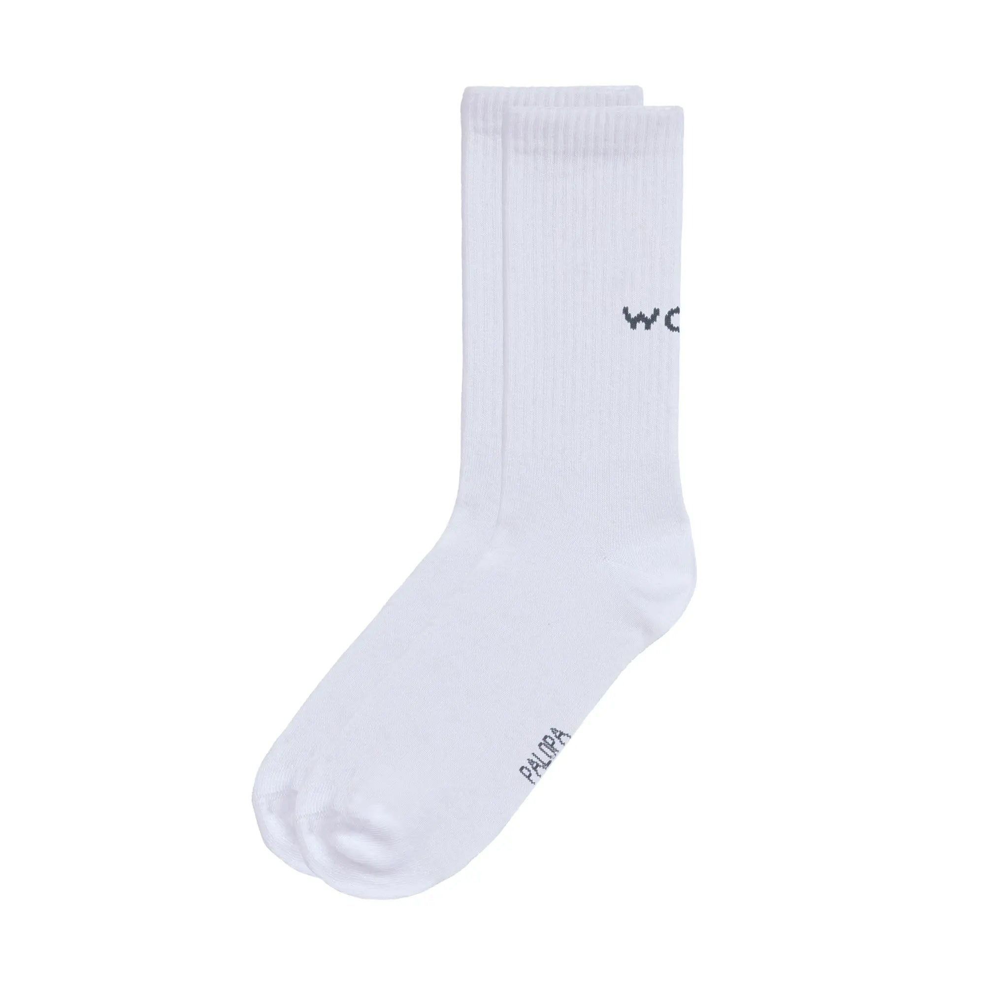 PALOPA Tennis Socken 2er Set - Lettering, Blue Grey