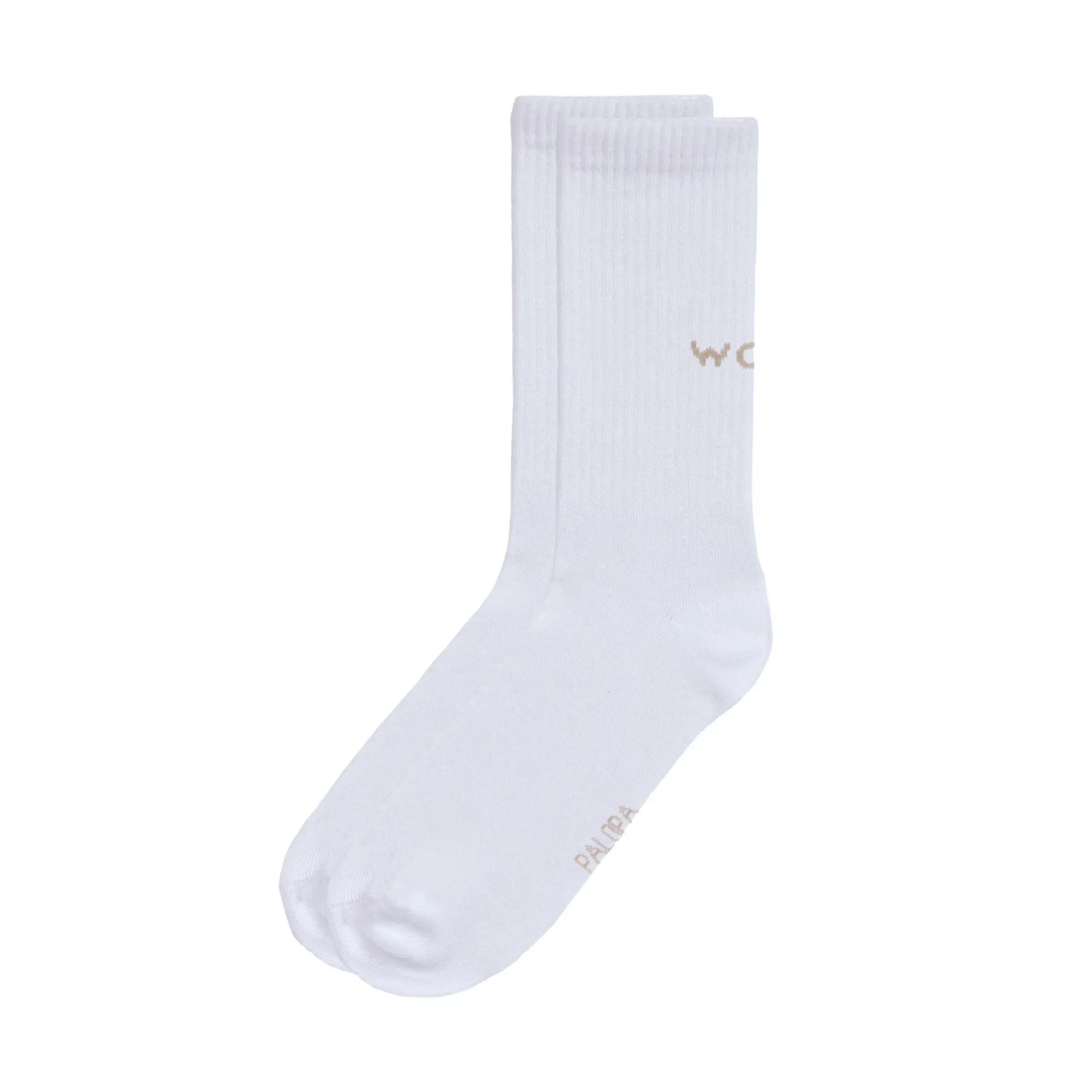 PALOPA Tennis Socken 2er Set - Lettering, Lemon Orchid