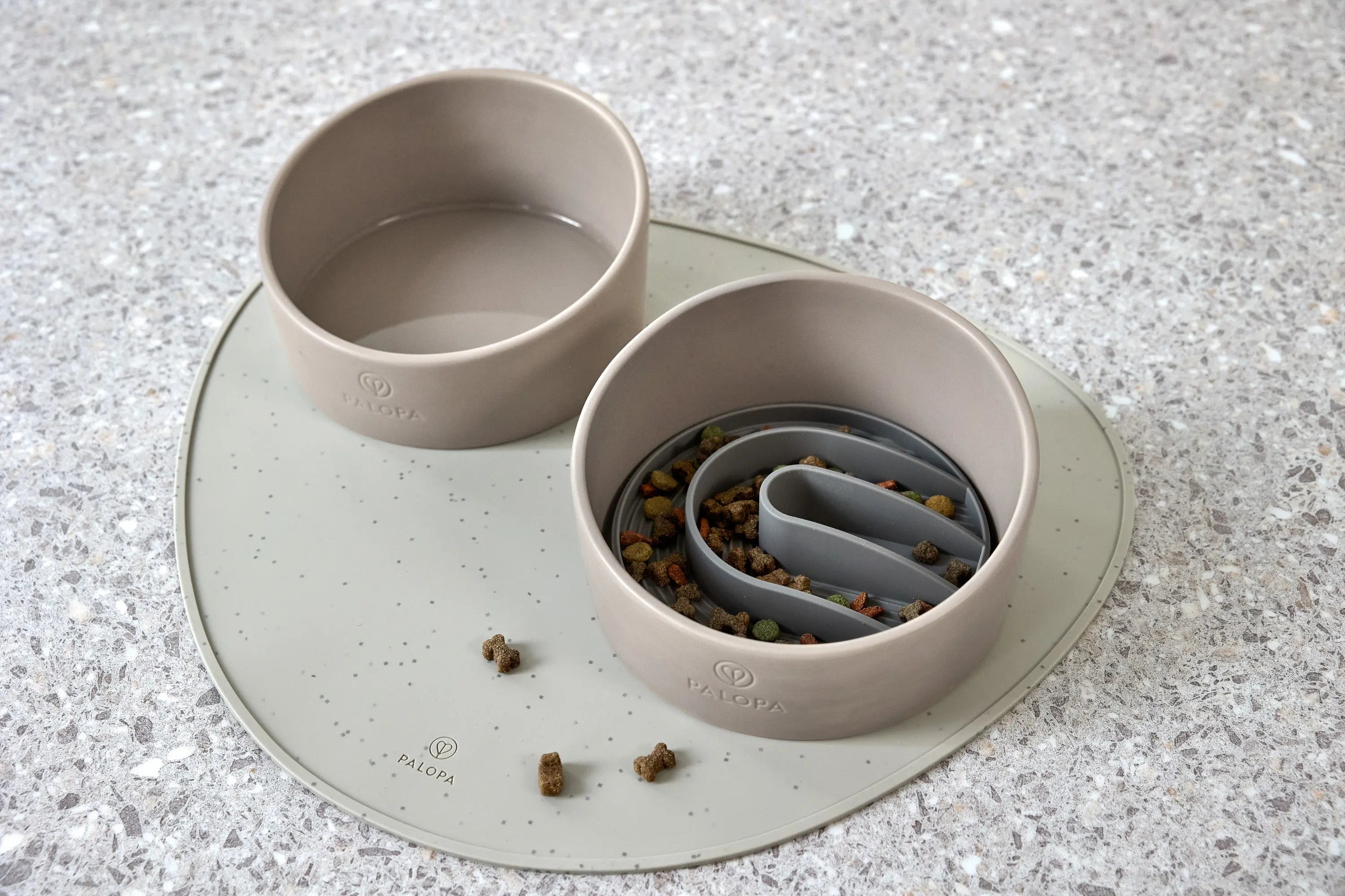 Anti-Schling-Einsatz Hundenapf, Anthrazit Lässig