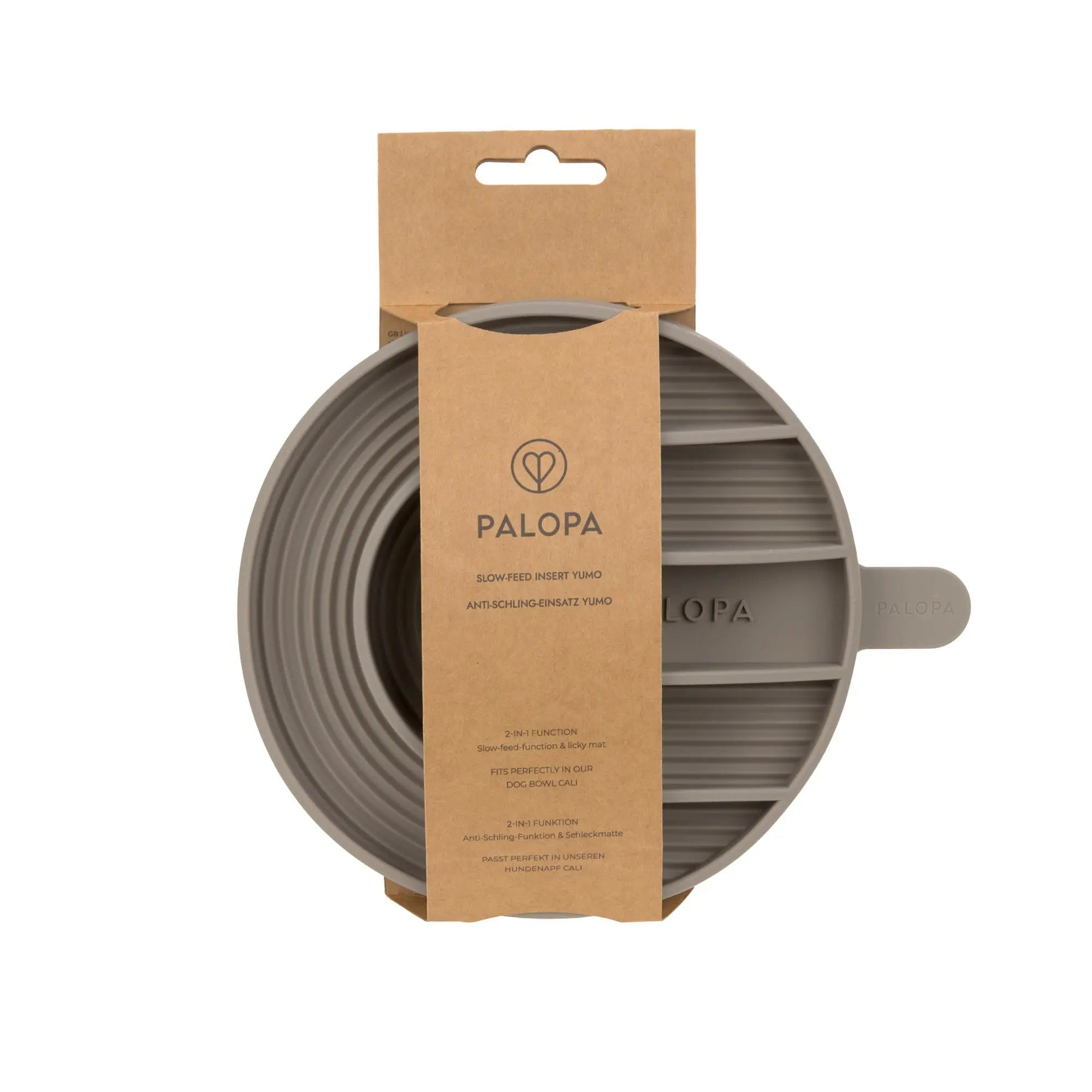 Anti-Schling-Einsatz Hundenapf, Taupe Lässig