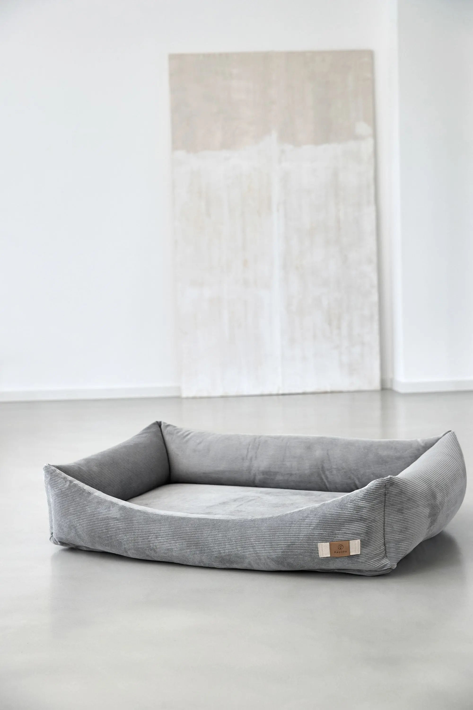 Dog Bed Corduroy - Fred, Grey