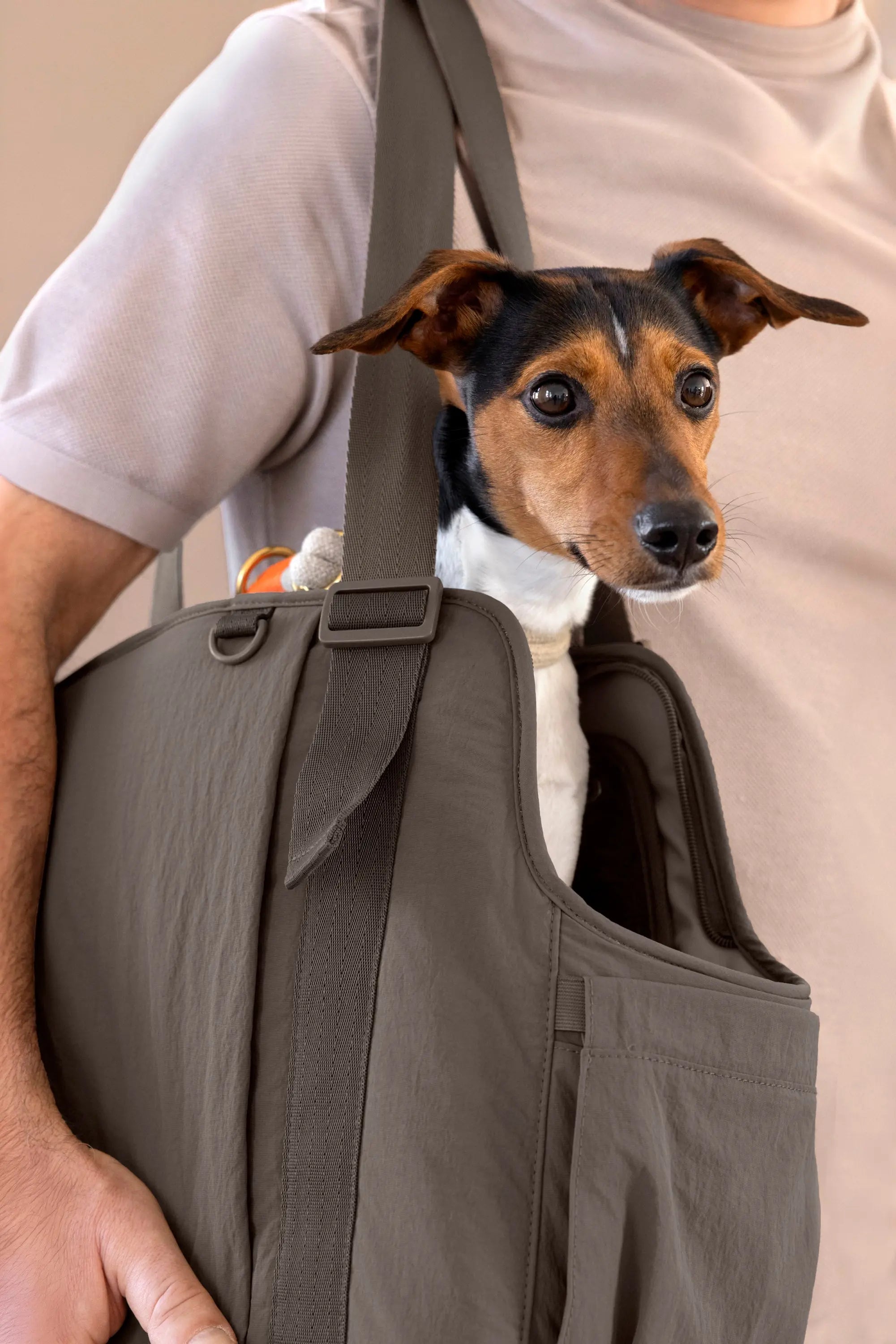 Hundetasche Crinkled - Weda, Chocolate