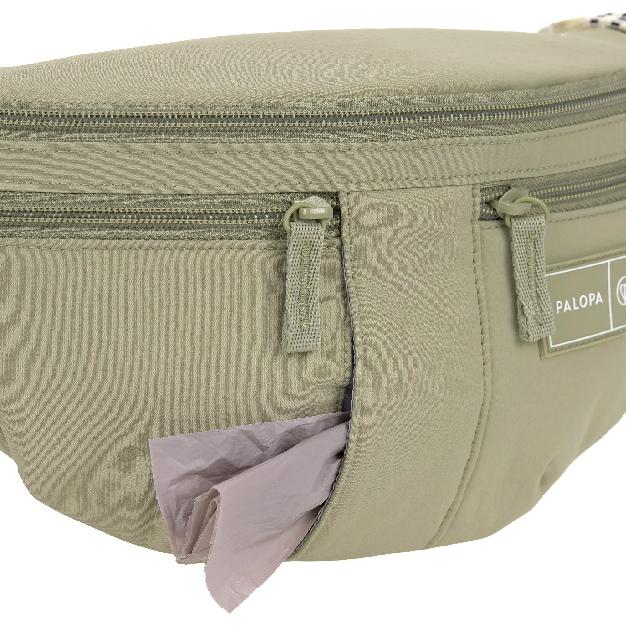 Dog Bum Bag Emma pale olive Lässig