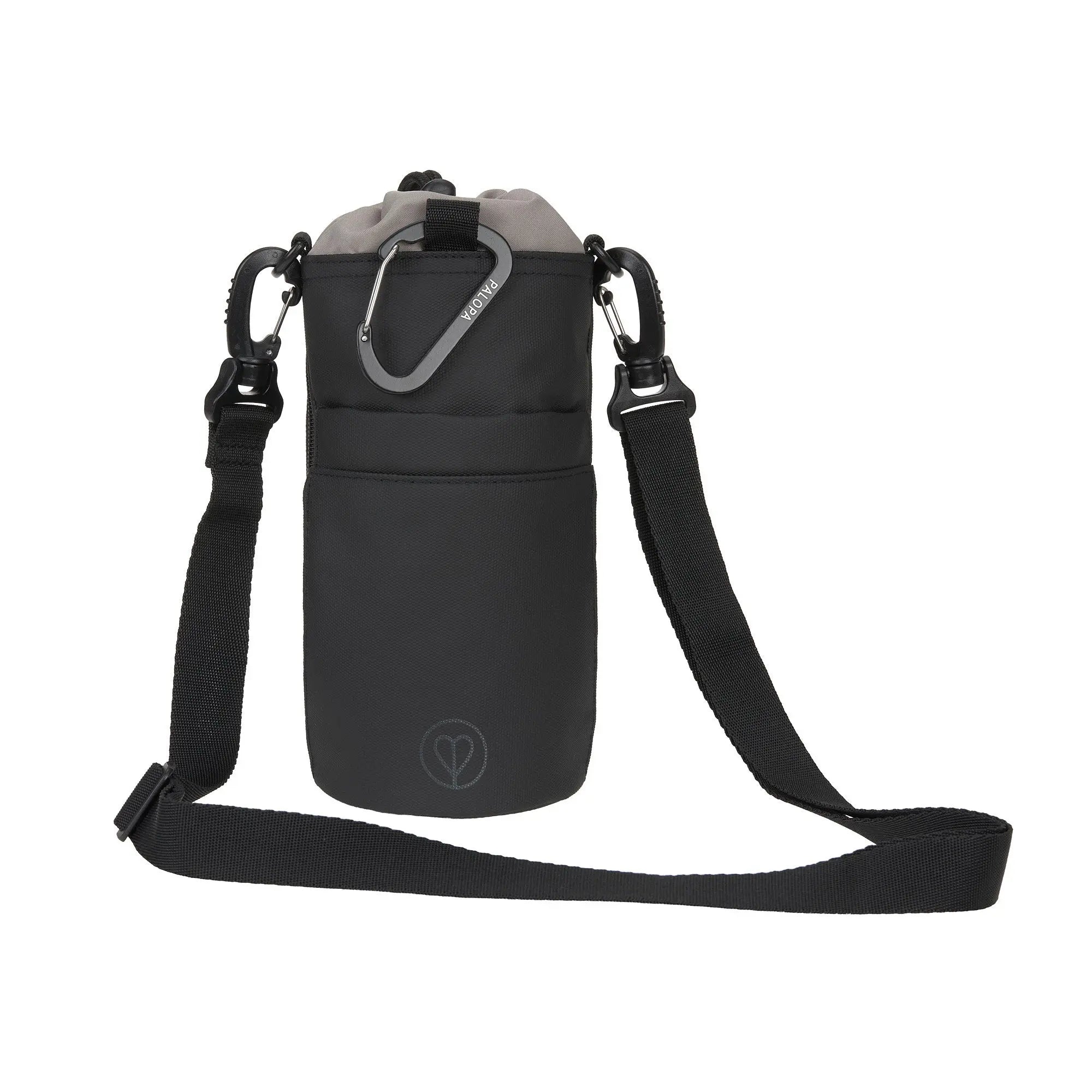 Flaschen- und Leckerlitasche - Boudi, Schwarz Lässig