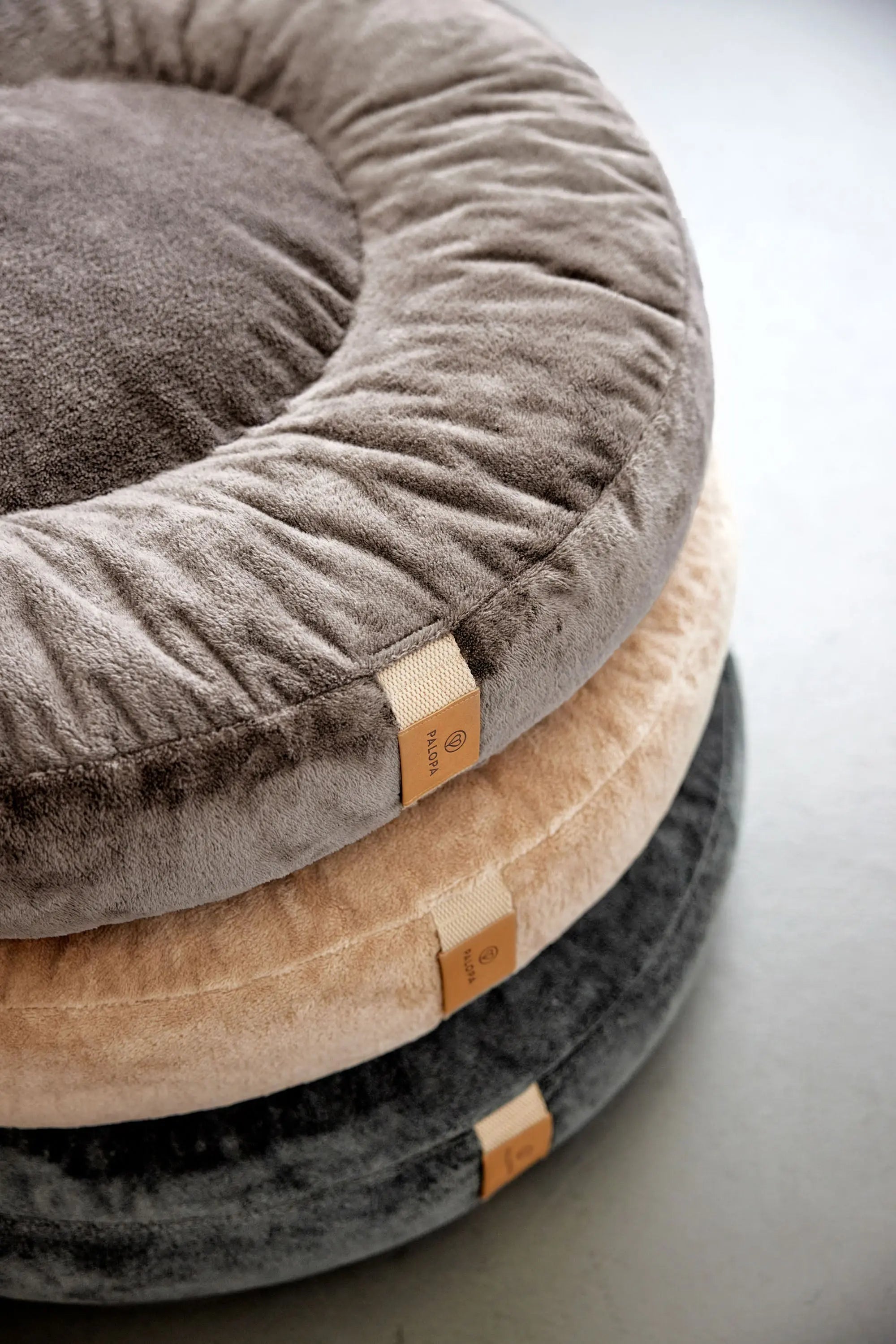 Hundebett Rund - Fippa, Taupe Lässig