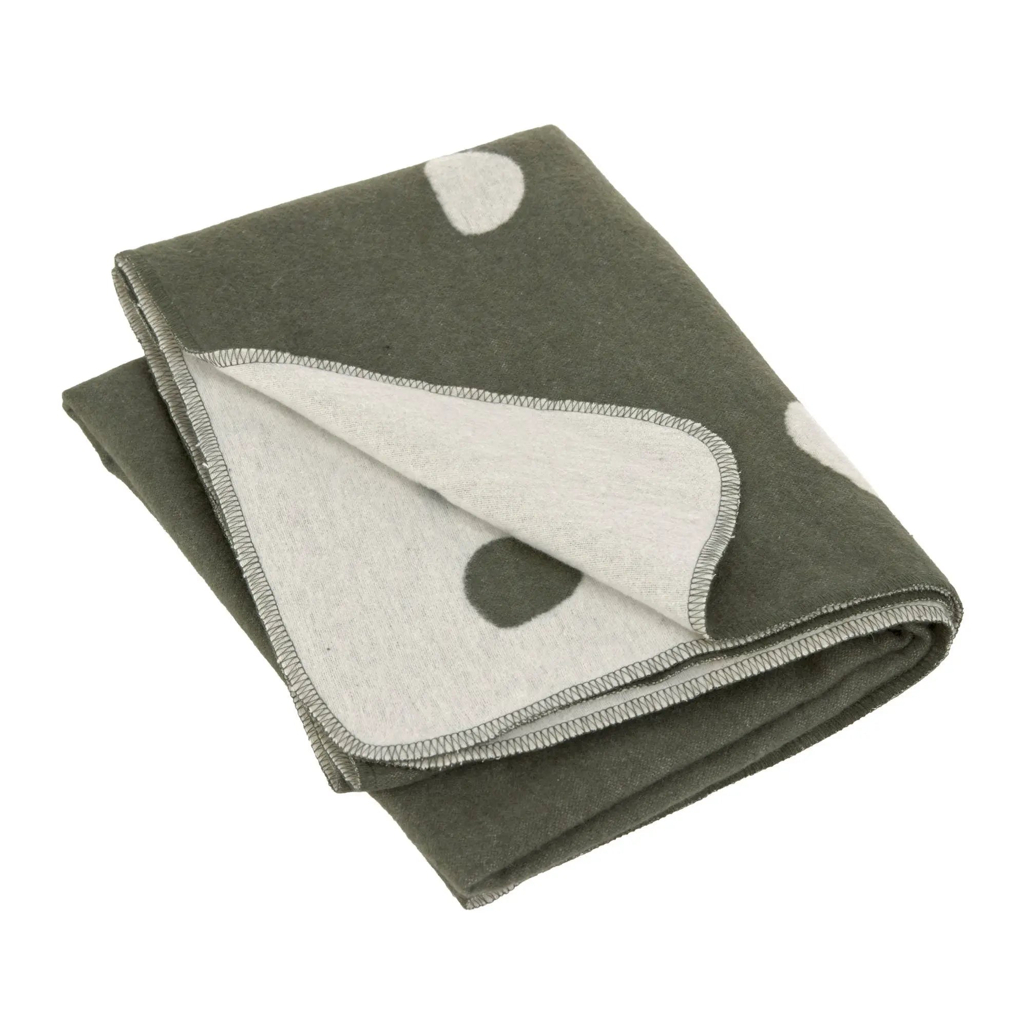 Hundedecke - Ida L, Punkte Rosa Dunkelgrün PALOPA