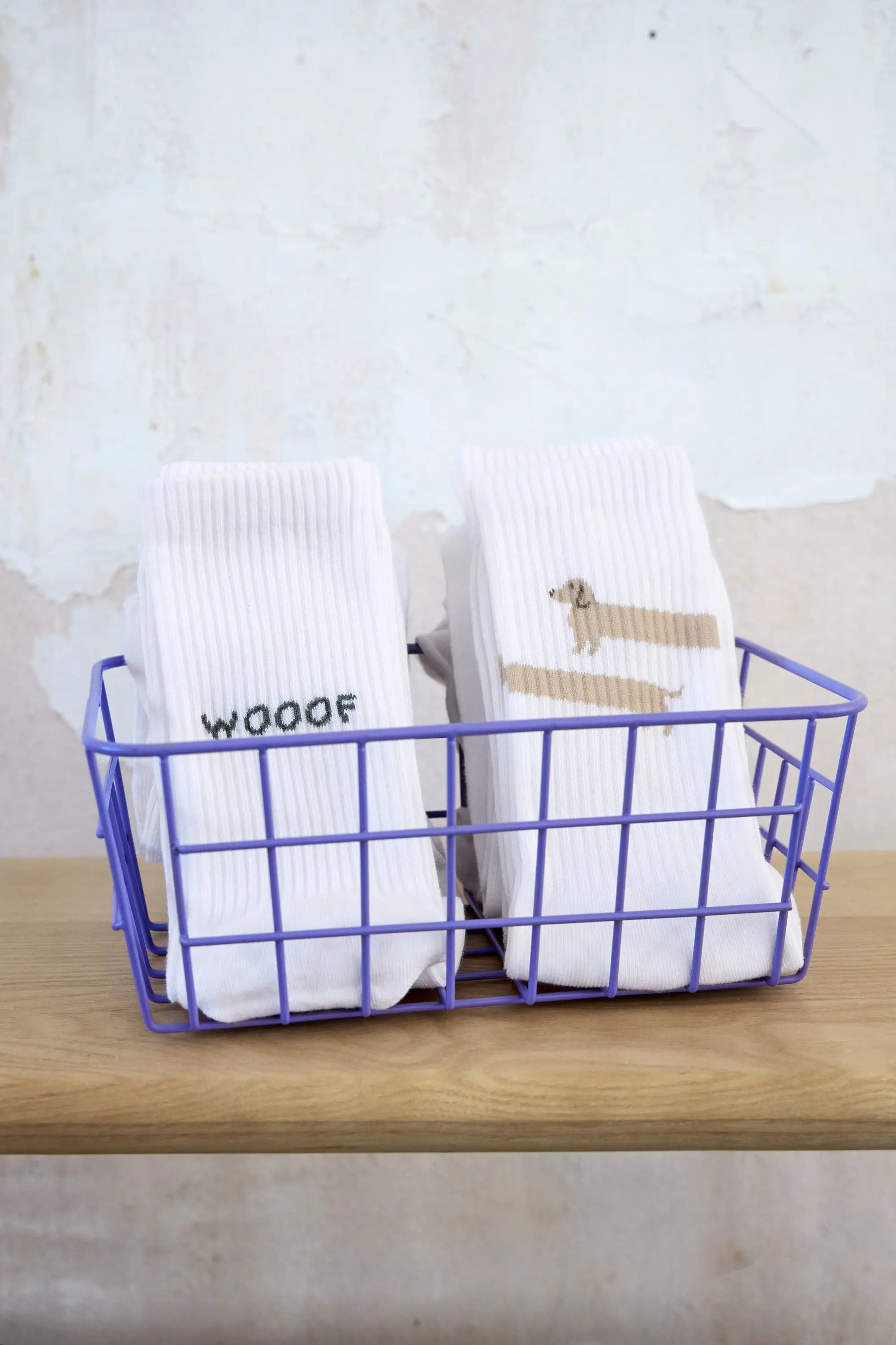 PALOPA Tennis Socken 2er Set - Lettering, Blue Grey PALOPA