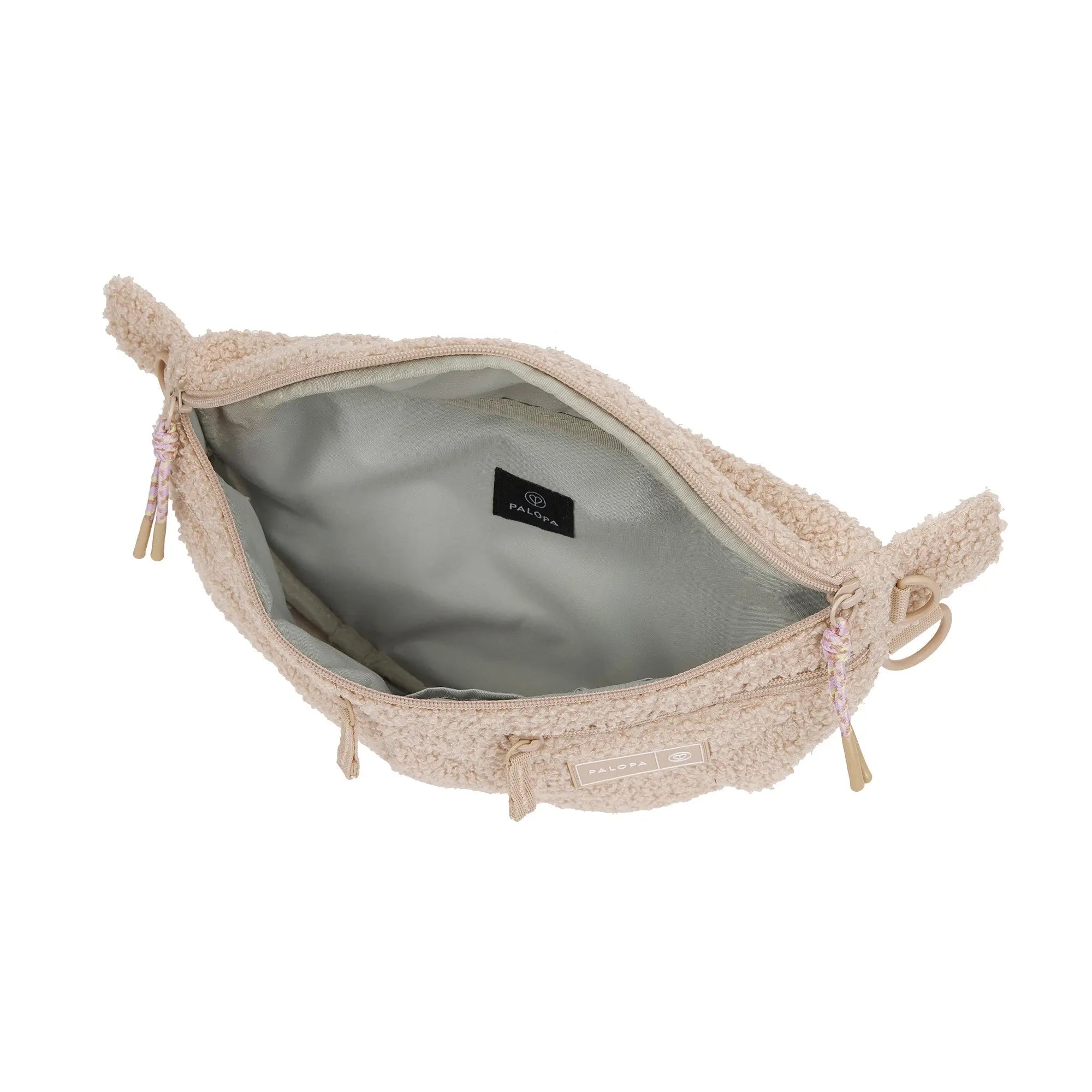 Palopa Dog Bum Bag Emma Teddy-Fleece beige Lässig