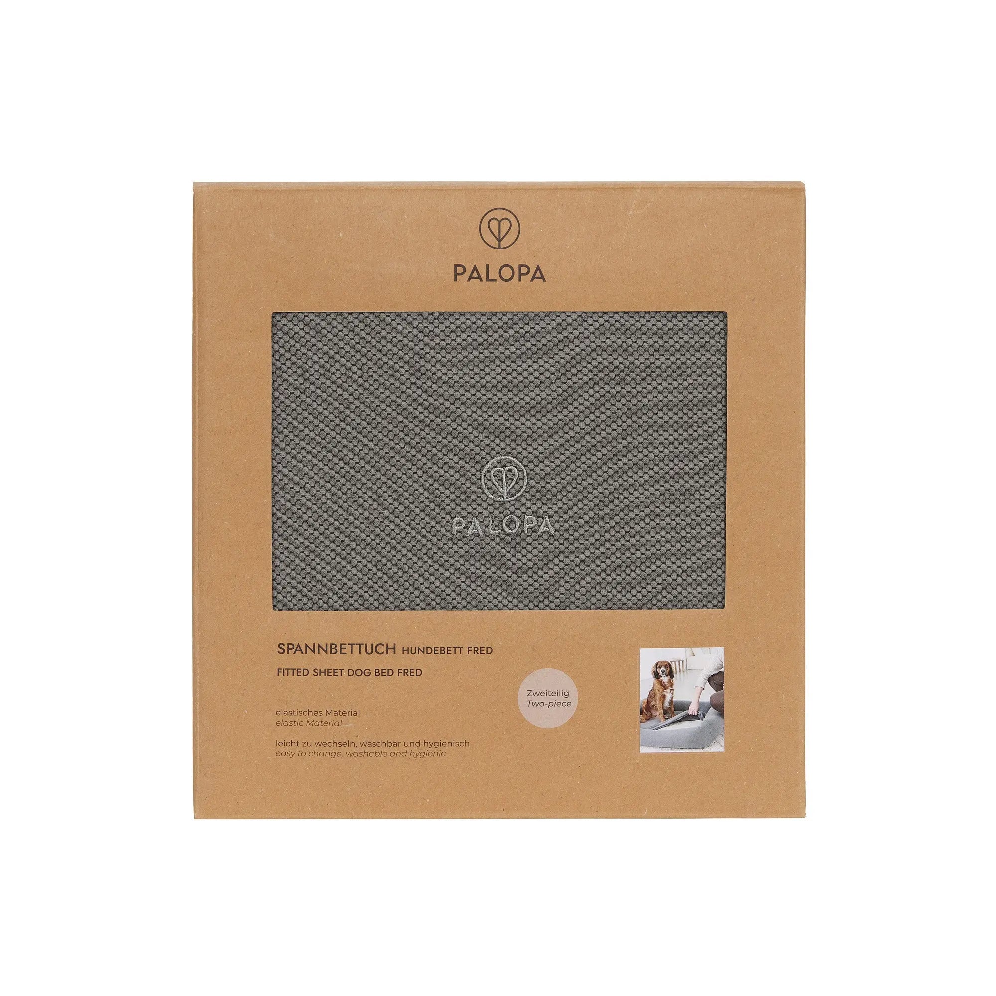 Hundebett Bezug 2er Set - Fred, Anthrazit