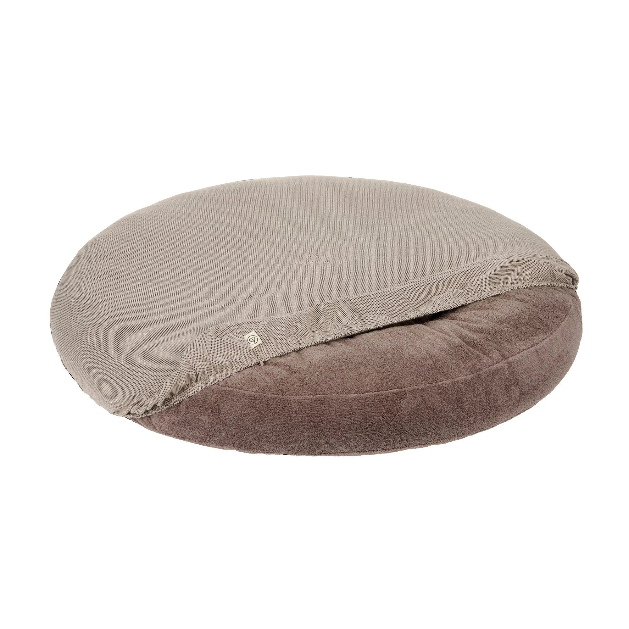 Hundebett Rund Bezug - Donut Fippa, Taupe