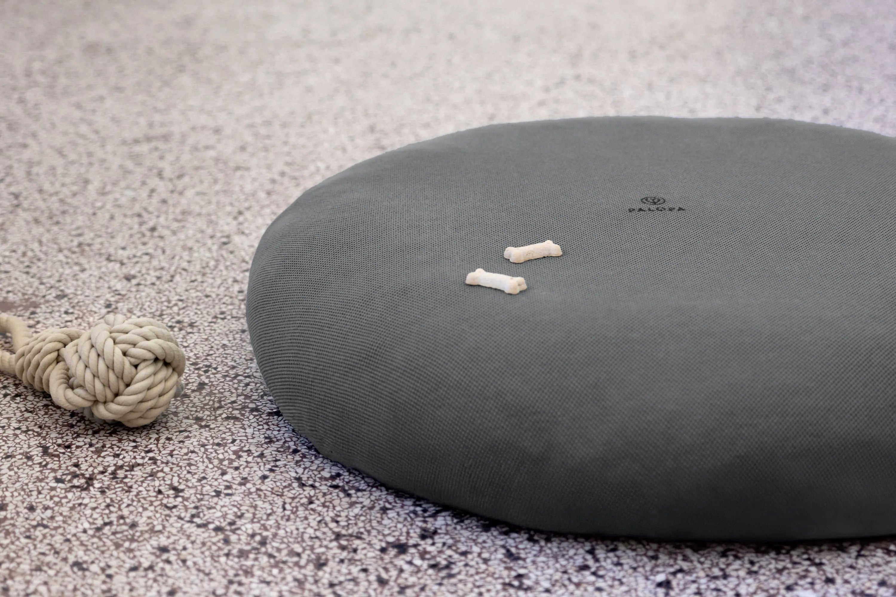 Hundebett Rund Bezug - Donut Fippa, Anthrazit