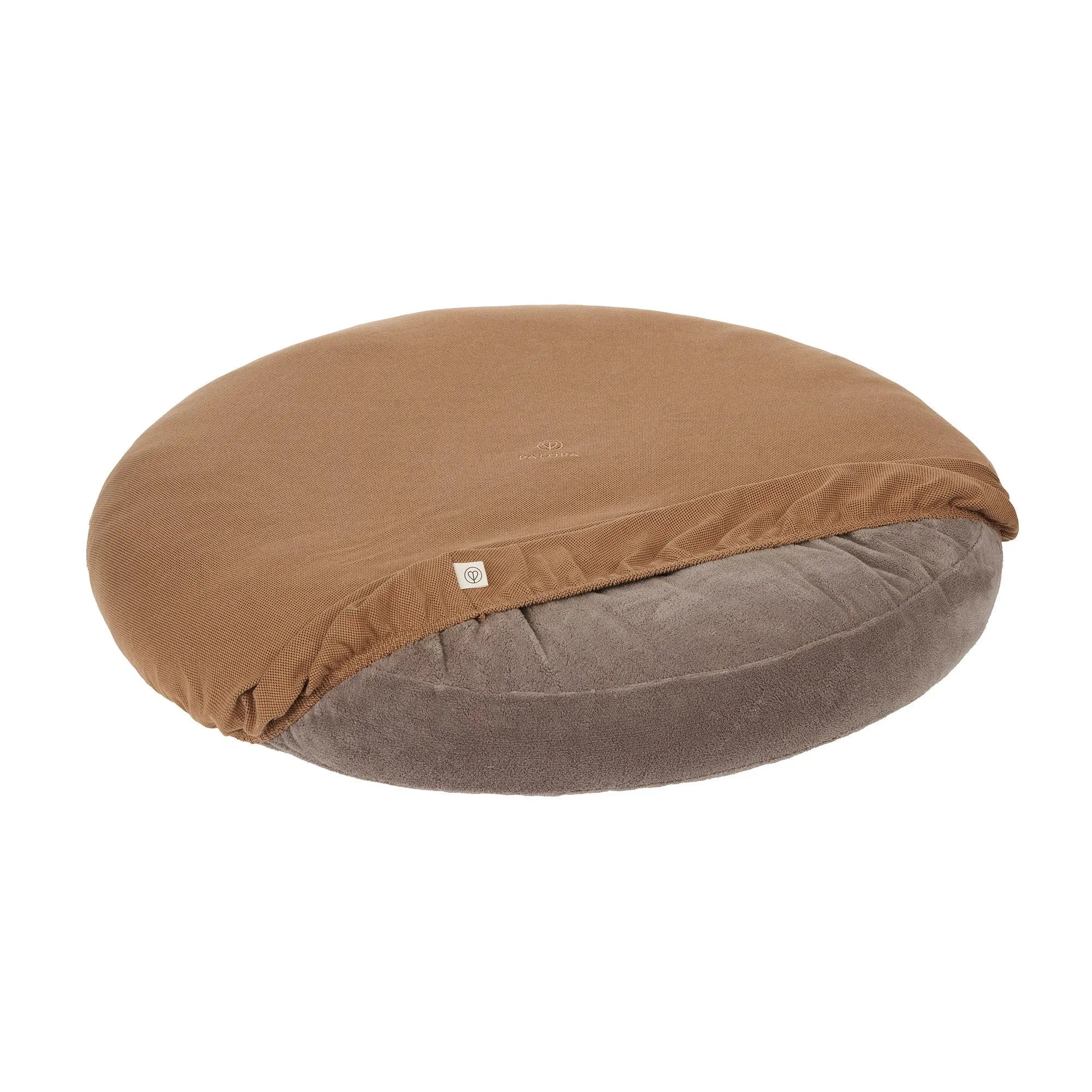 Hundebett Rund Bezug - Donut Fippa, Mandel