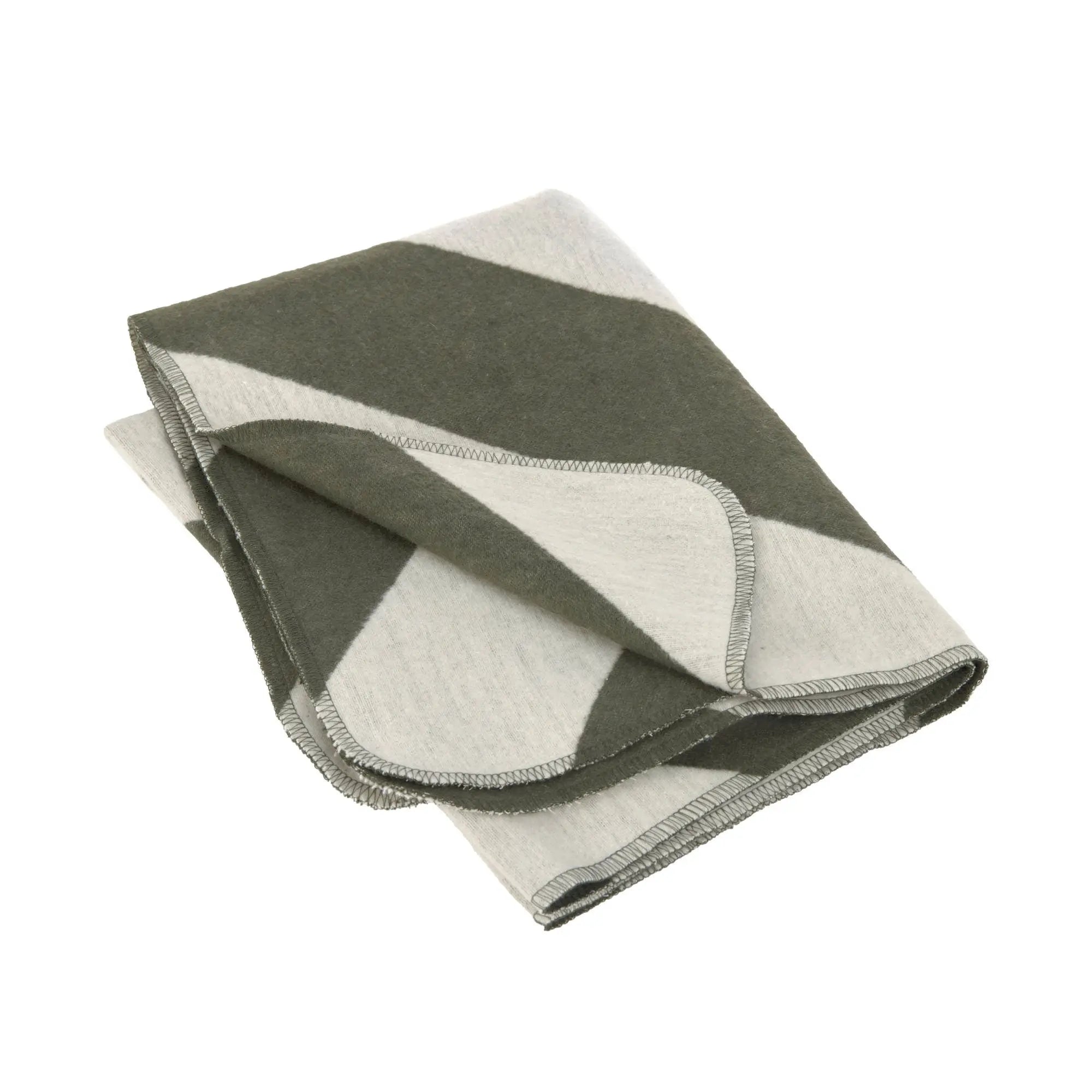 Dog Blanket M - Ida, Stripes Dark Green