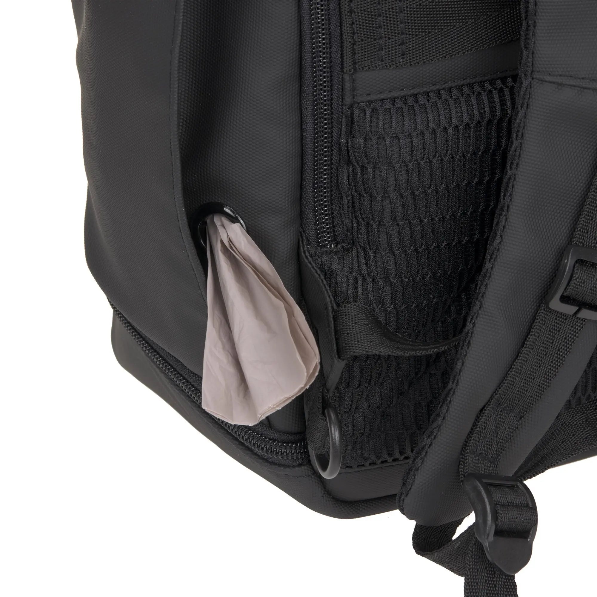 Rolltop Rucksack - Yoska, Schwarz