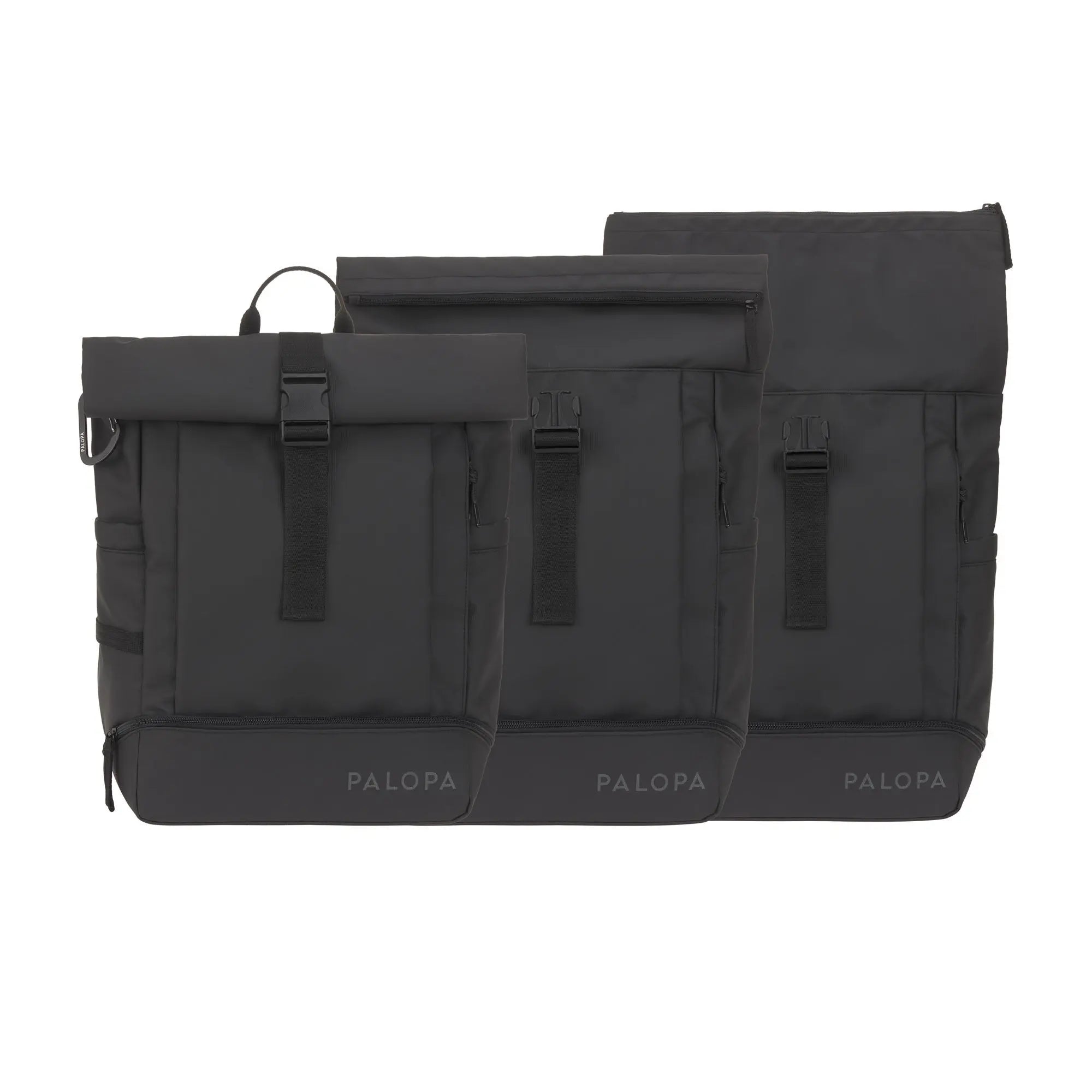 Rolltop Rucksack - Yoska, Schwarz