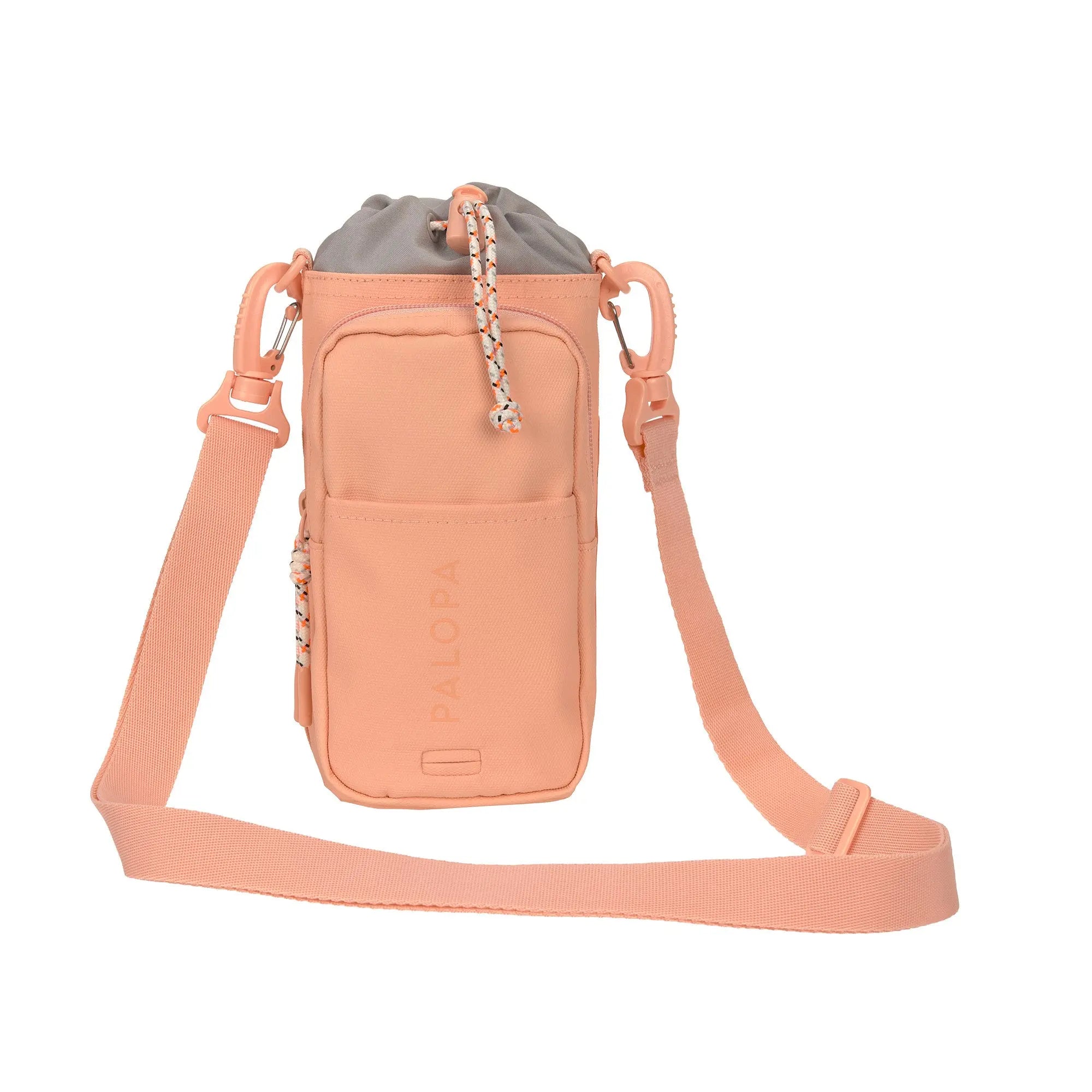 Flaschen- und Leckerlitasche - Boudi,  Pfirsich