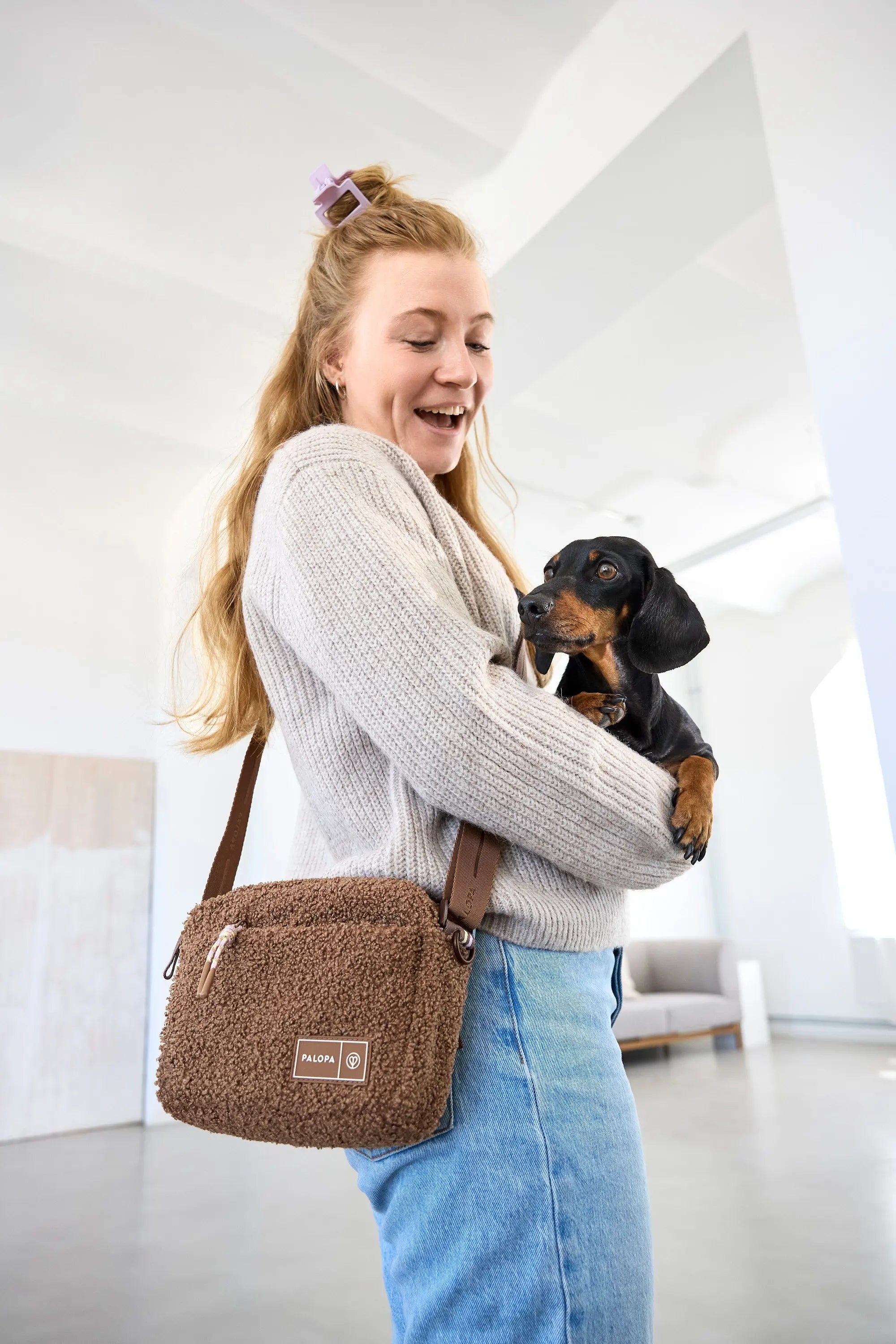 Leckerlibeutel Teddy-Fleece - Noka, Braun (Limited Edition)