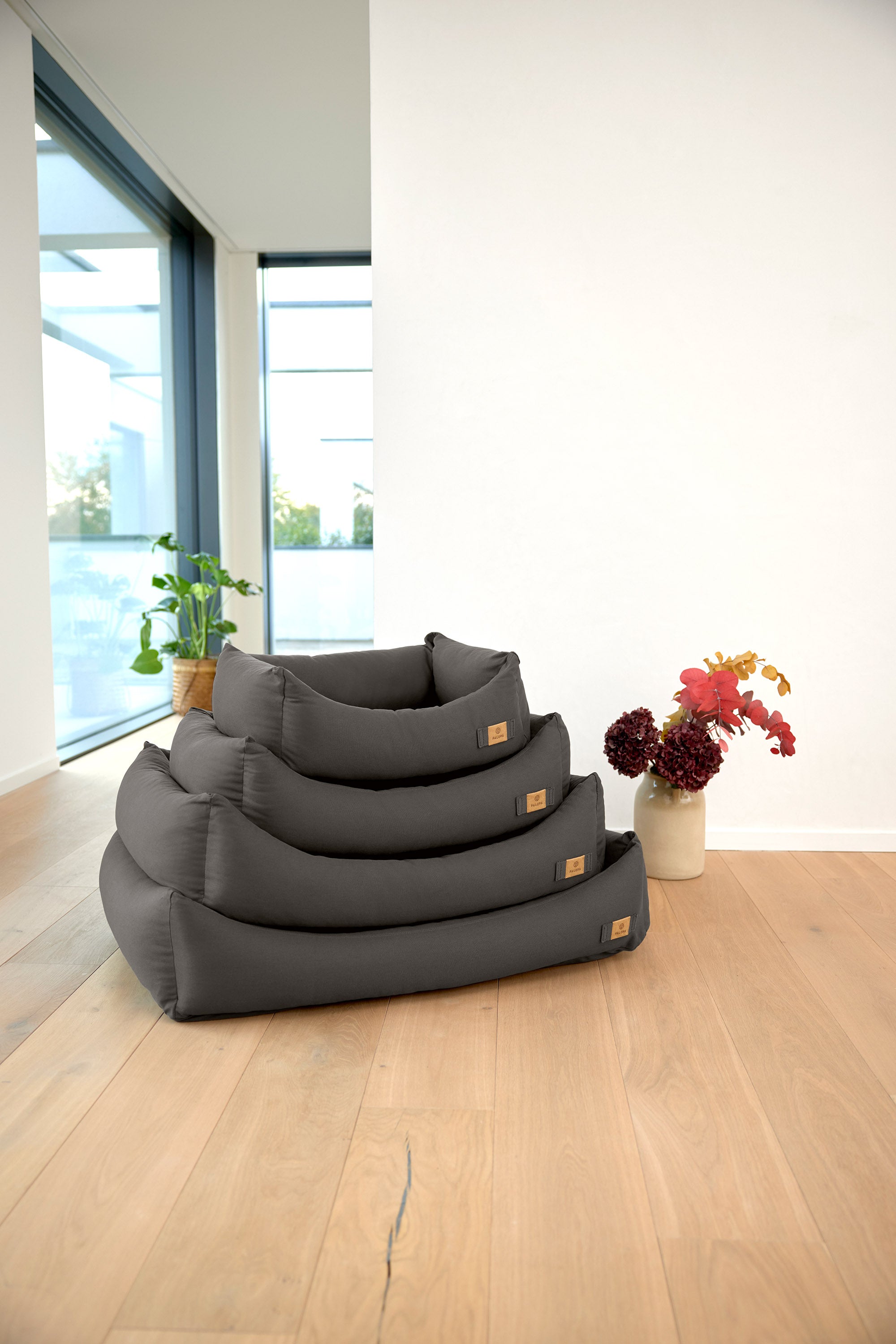Dog bed cotton - Fred, anthracite