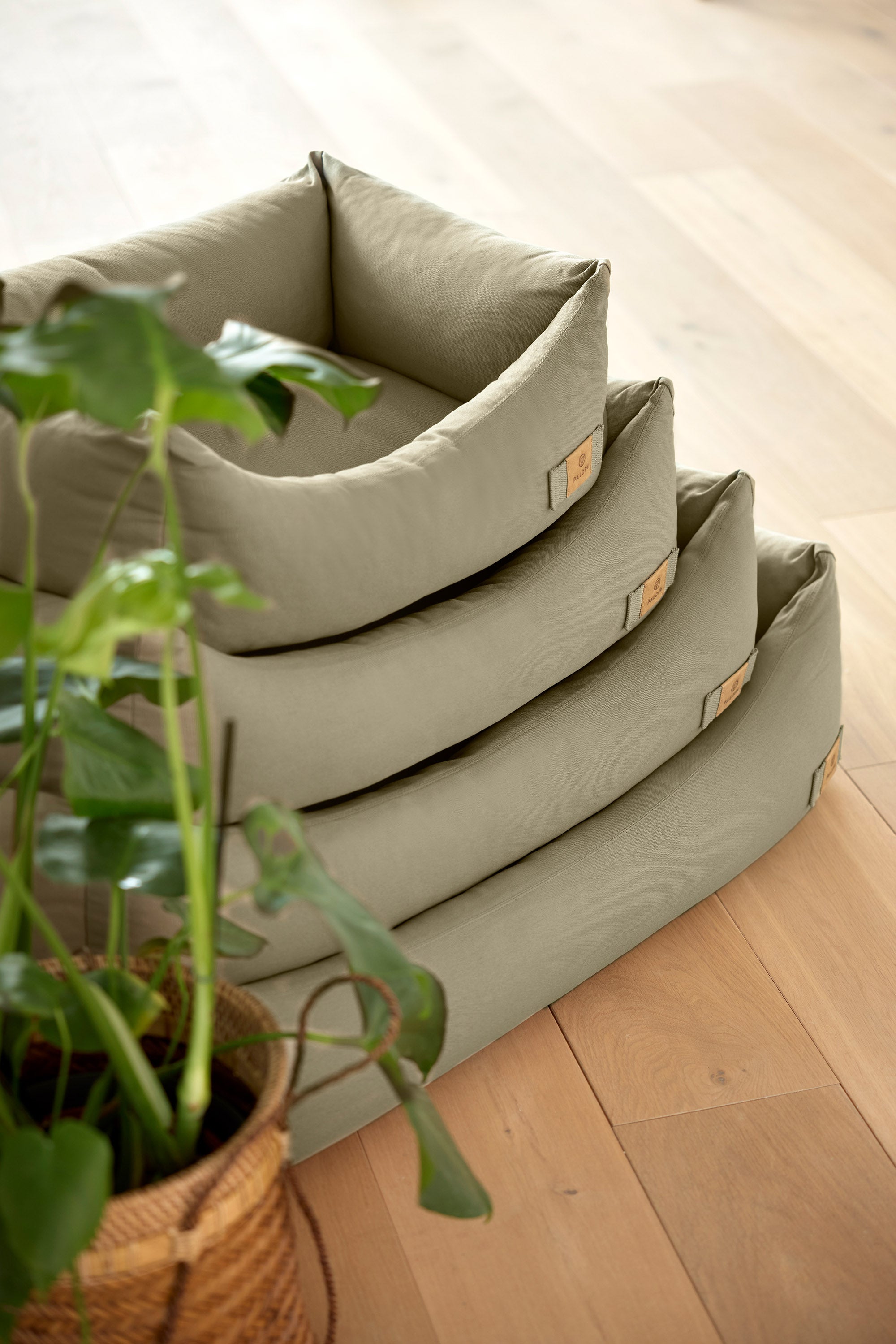Dog bed cotton - Fred, Sage