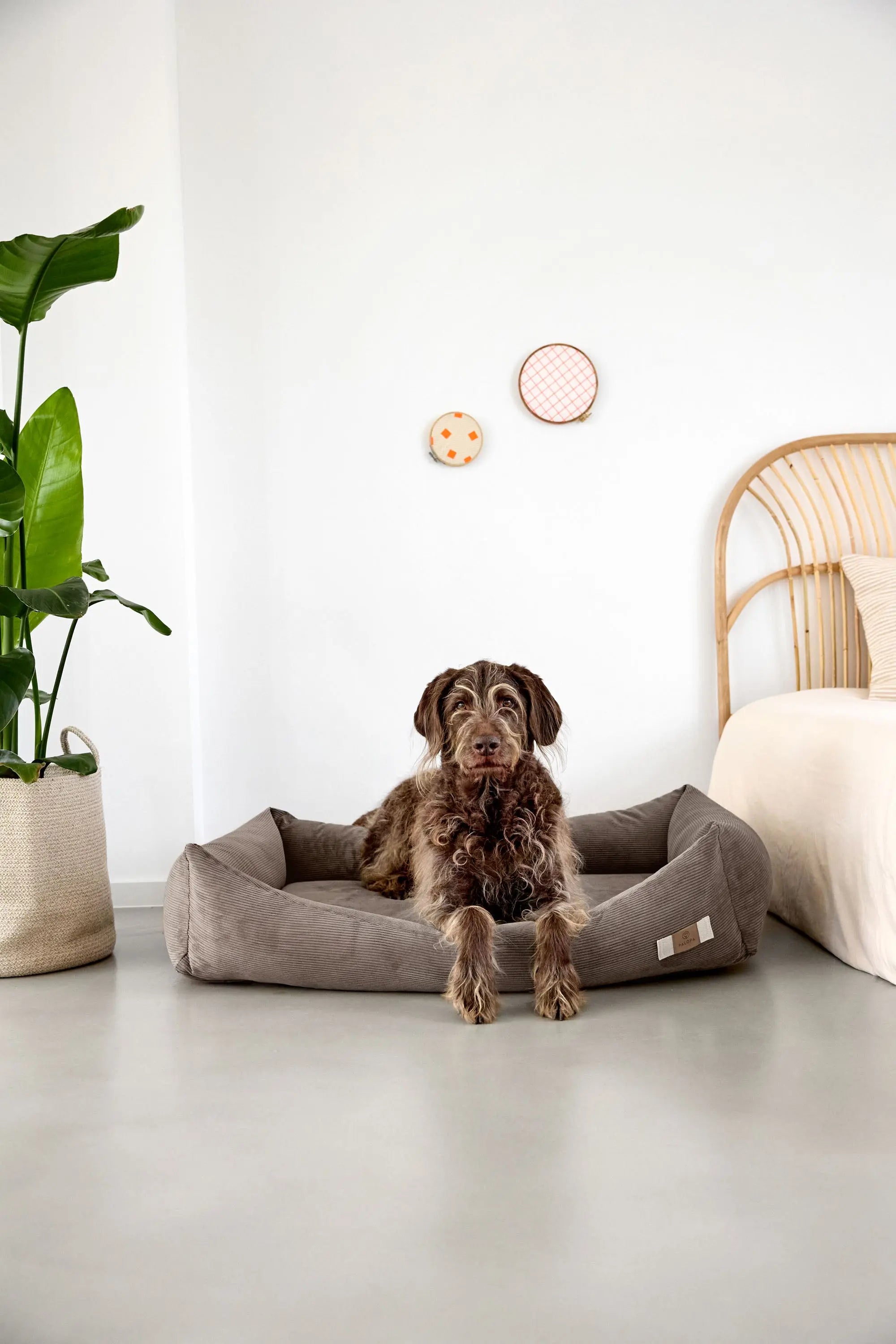 Dog Bed Corduroy - Fred, Brown