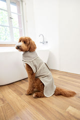 Hundebademantel - Robi, Beige