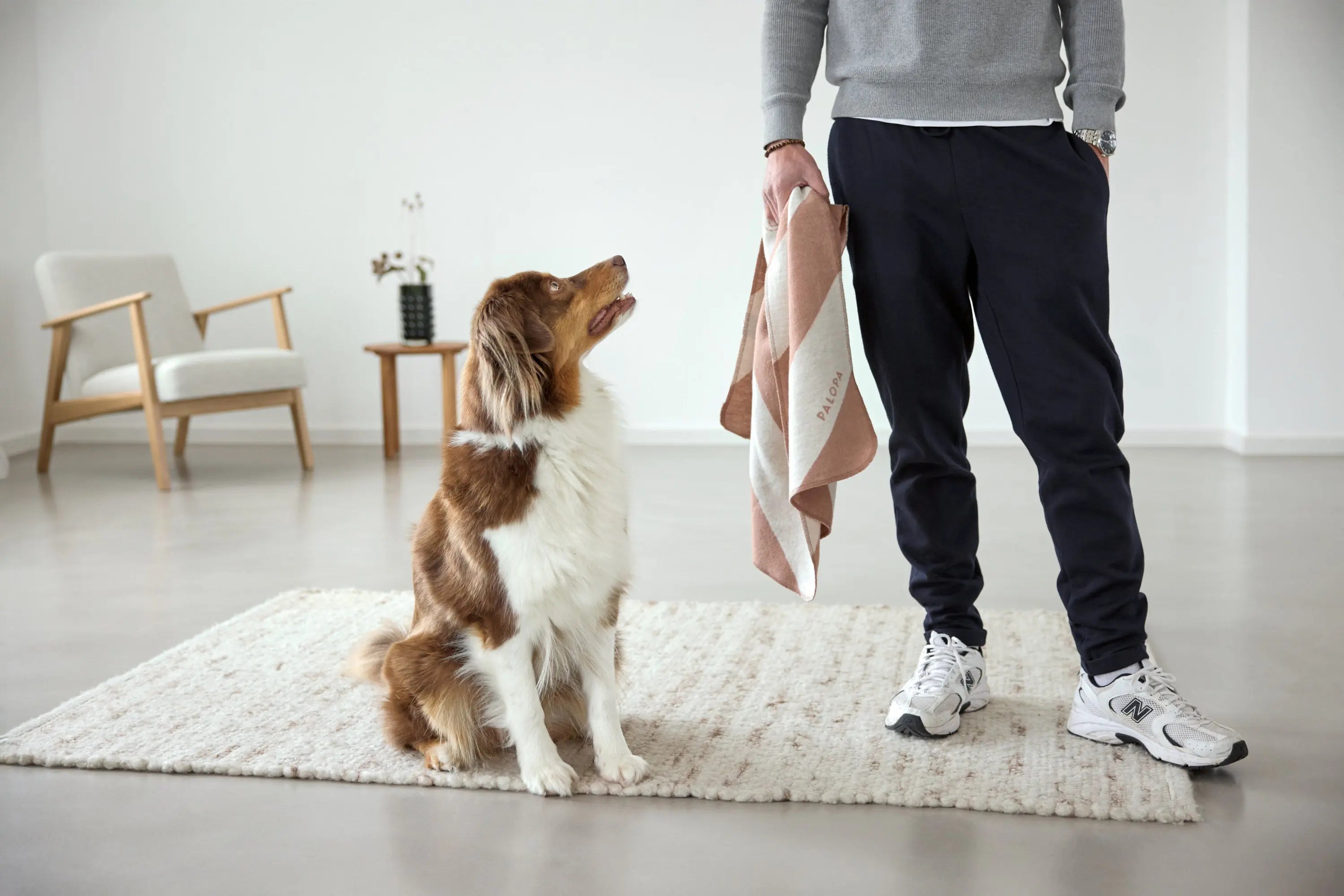 Hundedecke M - Ida, Streifen Ahorn PALOPA