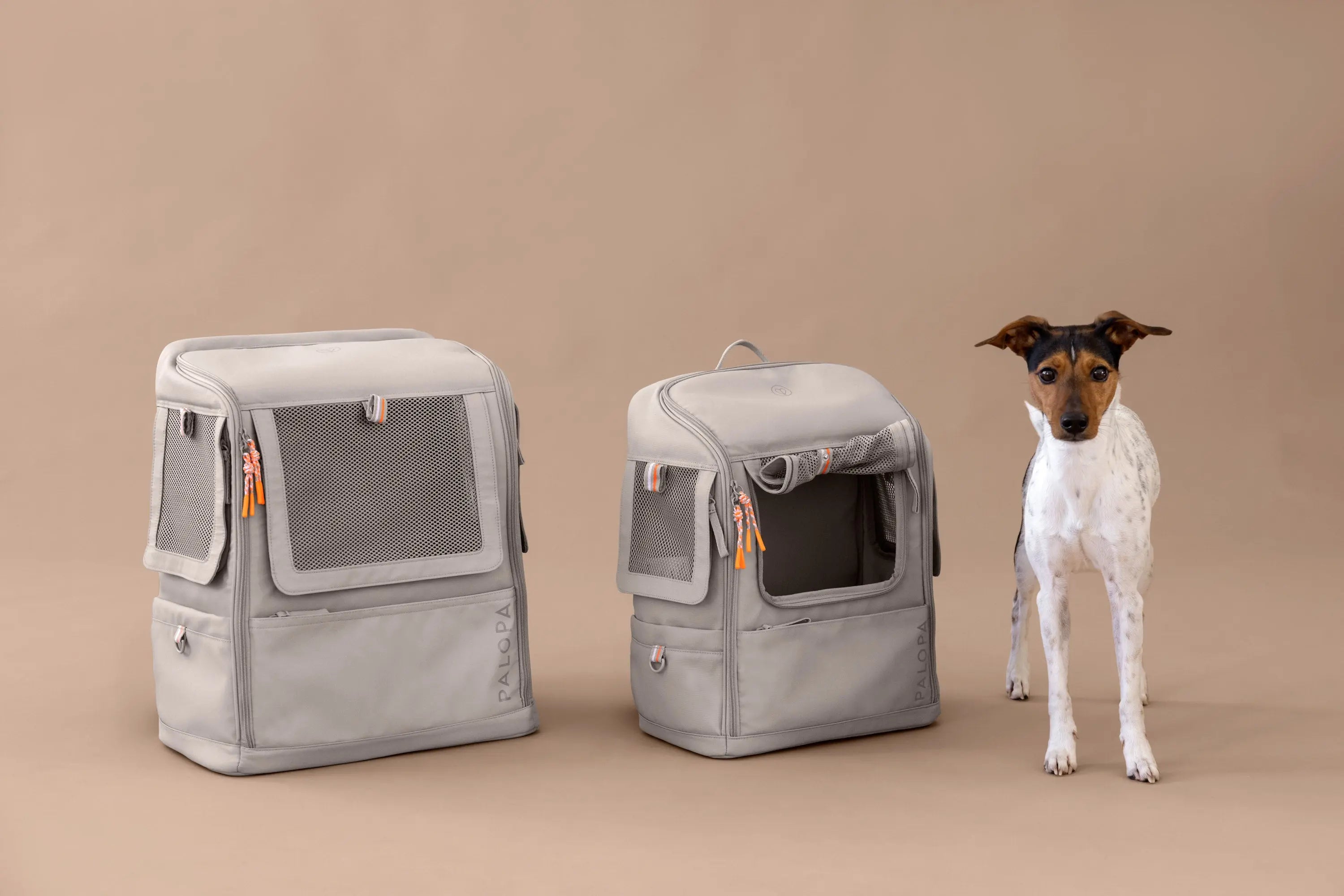 Hundetragerucksack - Kari, Taupe PALOPA