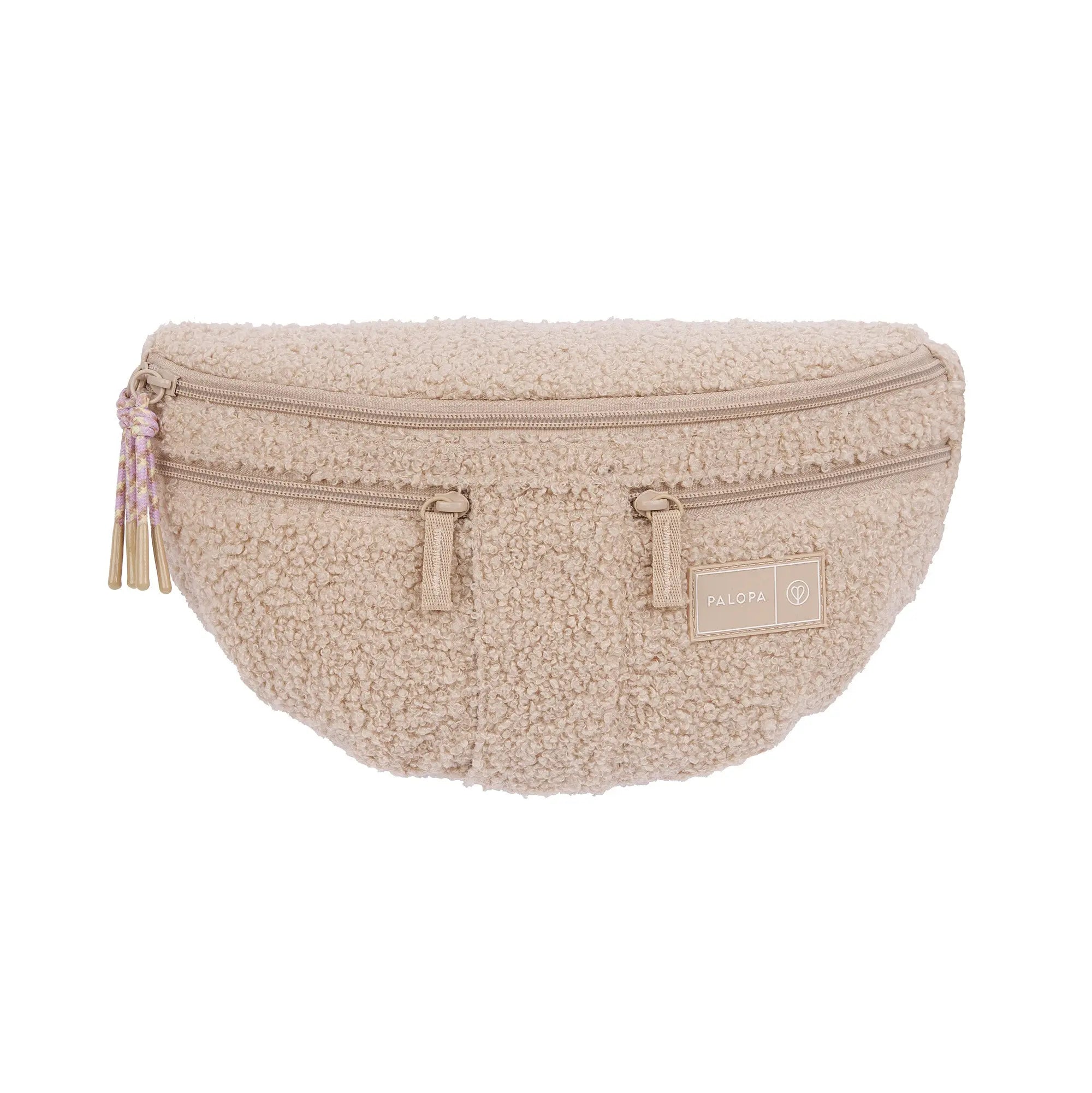 Palopa Dog Bum Bag Emma Teddy-Fleece beige Lässig
