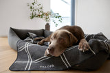 Hundebett Baumwolle - Fred, Anthrazit