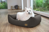 Hundebett Baumwolle - Fred, Anthrazit