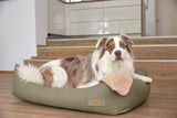 Hundebett Baumwolle - Fred, Salbei