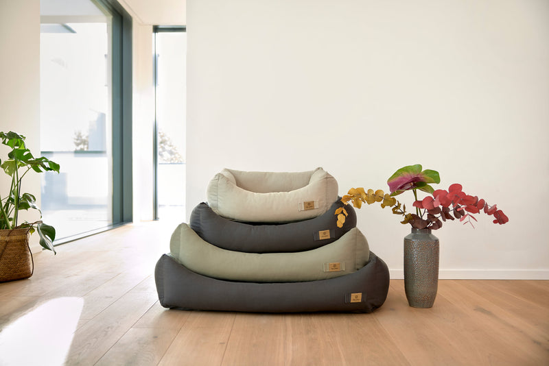 Hundebett Baumwolle - Fred, Salbei